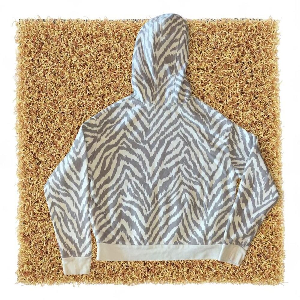 Adidas Women's Grey and White Sweatshirt - Picture 3 of 3